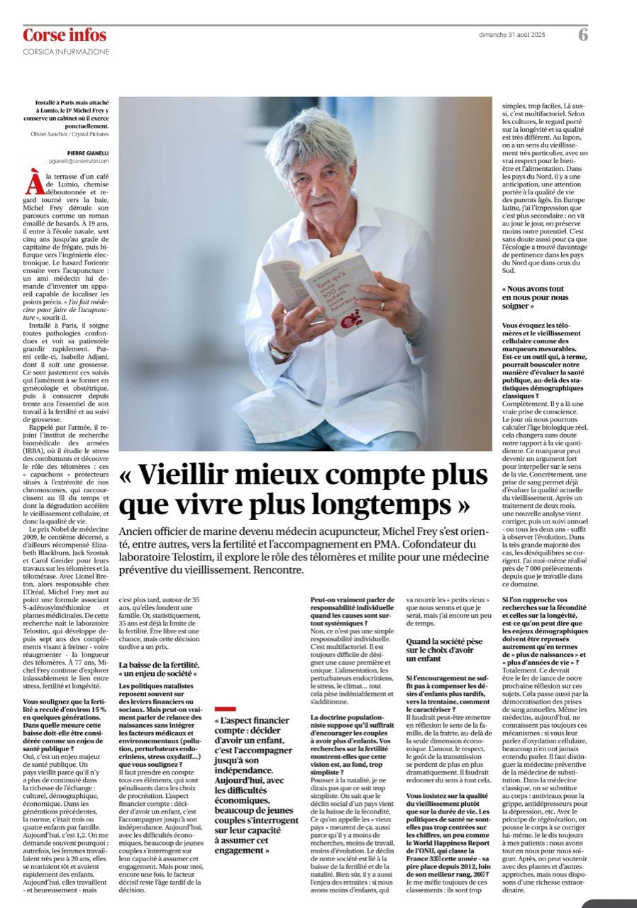 Telostim dans Corse Matin