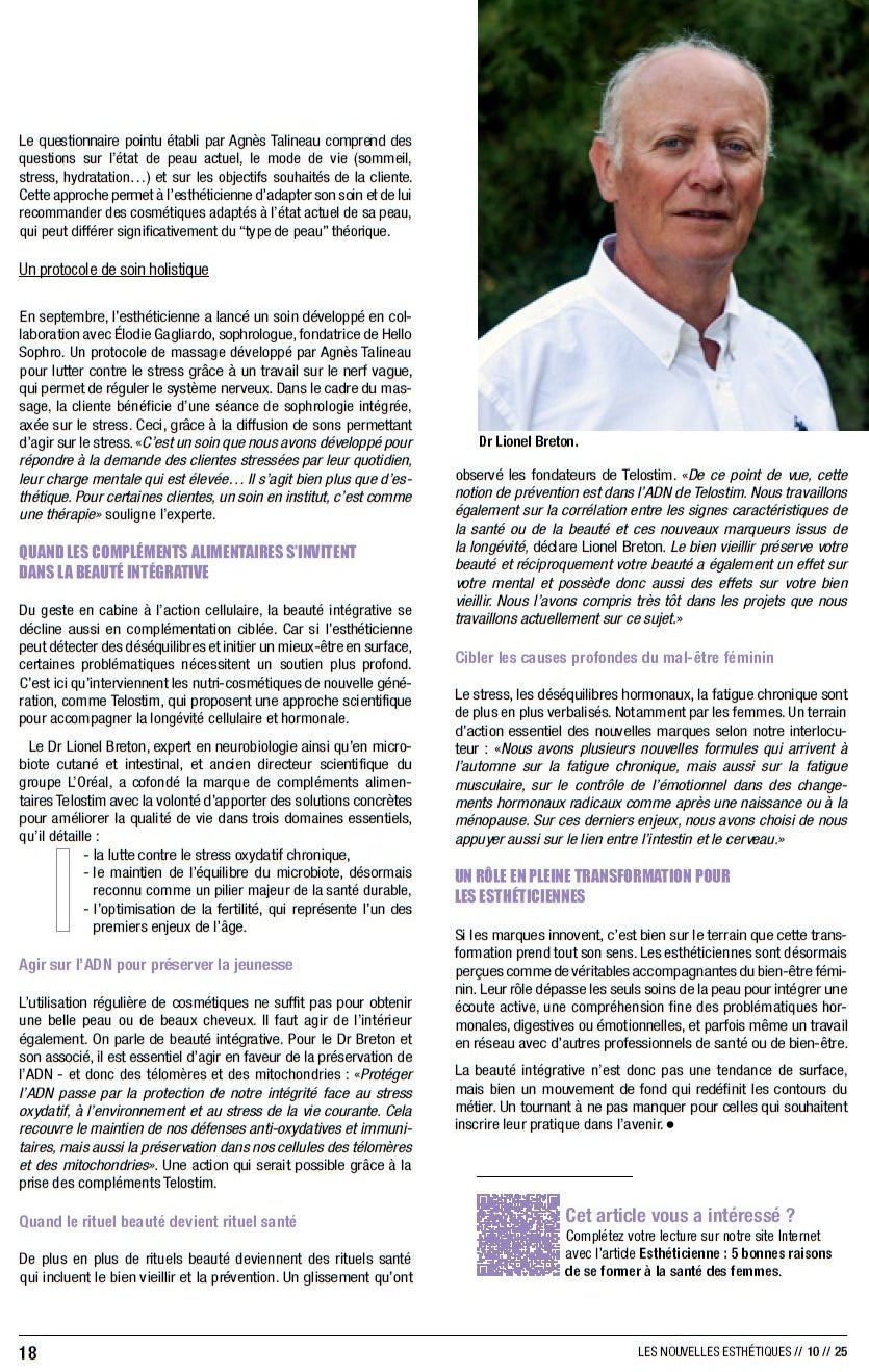 Telostim dans Les Nouvelles Esthétiques